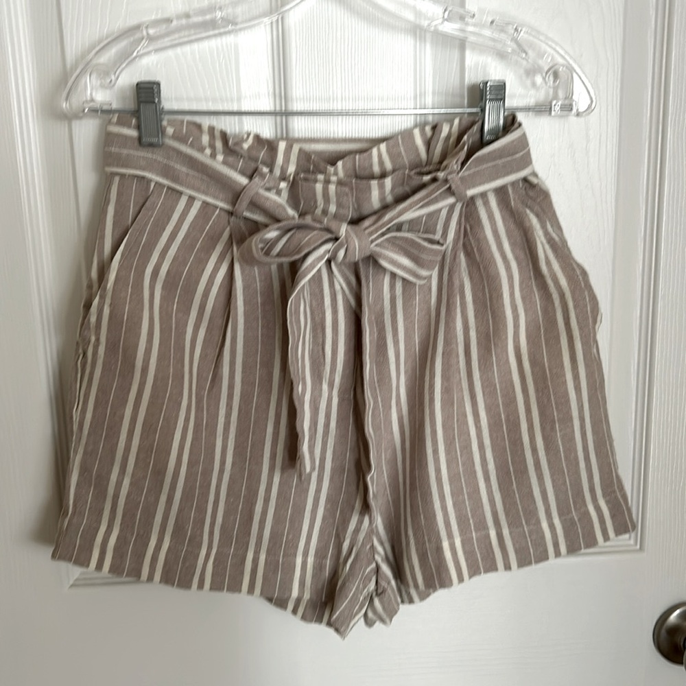 Forever 21 Striped Linen Short